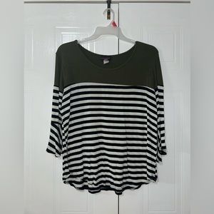 Striped Dressy Long Sleeve
